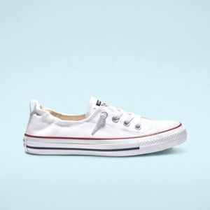 Converse AllStar lace up slip on in white